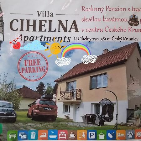 Villa Cihelna Apartments Cesky Krumlov Exterior foto